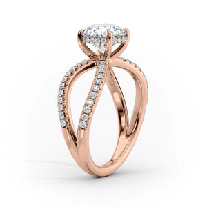 The Zoey Set With A 1.5 Carat Emerald Moissanite