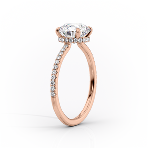 The Pave Aline Set With A Marquise Lab Diamond