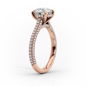 The Rachel Set With A 1.5 Carat Marquise Lab Diamond