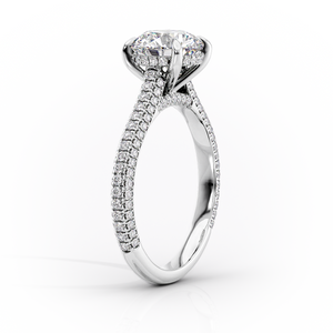 The Rachel Set With A 1 Carat Marquise Lab Diamond
