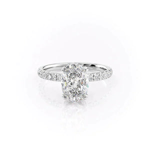 The Sofia Set With A 1 Carat Oval Moissanite