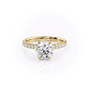The Sofia Set With A 1 Carat Round Moissanite
