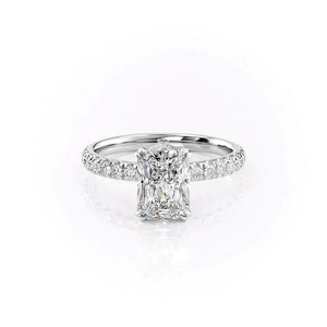 The Sofia Set With A 2 Carat Radiant Moissanite