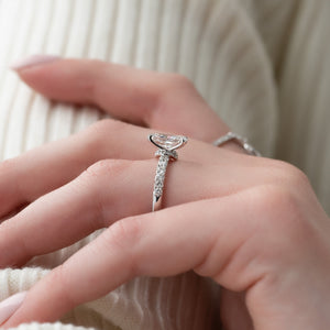 The Sofia Set With A 2 Carat Radiant Moissanite