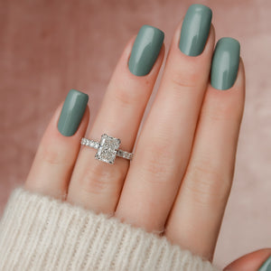 The Sofia Set With A 2 Carat Radiant Moissanite