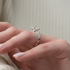 The Sofia Set With A 2 Carat Radiant Moissanite