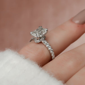 The Sofia Set With A 2 Carat Radiant Moissanite