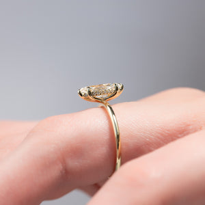 The Kamellie Set With A 1.5 Carat Marquise Lab Diamond
