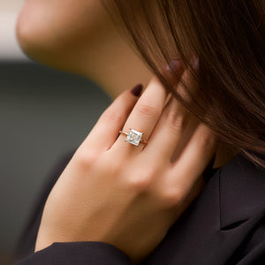 The Kamellie Set With A Princess Lab Diamond