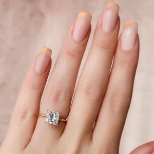 The Kamellie Set With A Princess Lab Diamond