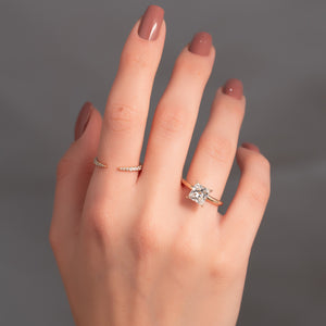 The Kamellie Set With A Princess Lab Diamond