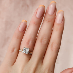 The Kamellie Set With A Princess Lab Diamond