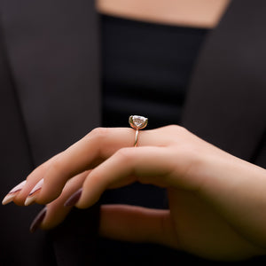The Kamellie Set With A Princess Lab Diamond