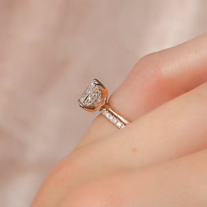 The Kamellie Set With A 2 Carat Princess Lab Diamond