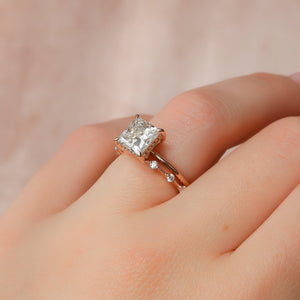 The Kamellie Set With A Princess Lab Diamond