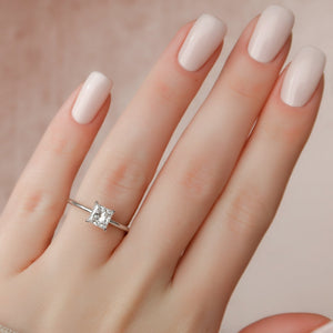 The Kamellie Set With A 4 Carat Princess Moissanite