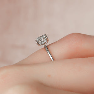 The Kamellie Set With A 4 Carat Princess Moissanite