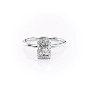 The Kamellie Set With A 2 Carat Radiant Lab Diamond