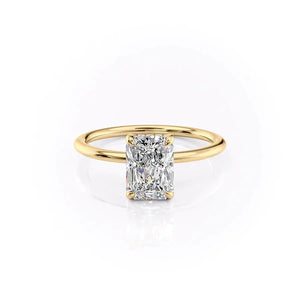 The Kamellie Set With A 2 Carat Radiant Lab Diamond