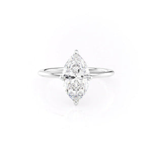 The Kamellie Set With A 4 Carat Marquise Moissanite