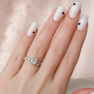 The Pave Kamellie Set With A 2 Carat Cushion Lab Diamond