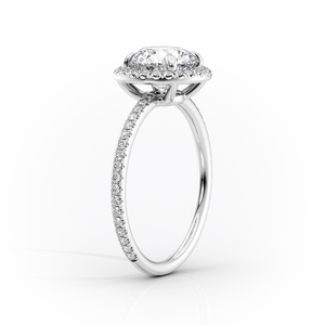 The Michelle Set With A 3 Carat Marquise Lab Diamond