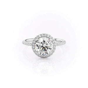 The Michelle Set With A 1 Carat Round Lab Diamond