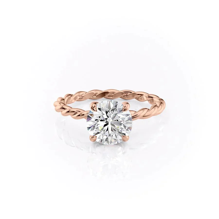 The Alice Set With A 1.5 Carat Round Lab Diamond