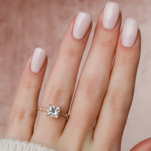 The Jasmine Set With A Princess Lab Diamond