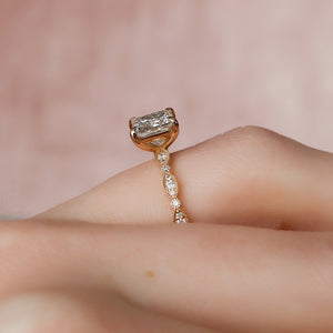 The Jasmine Set With A Princess Lab Diamond