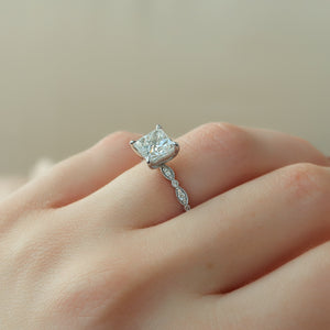 The Jasmine Set With A Princess Lab Diamond