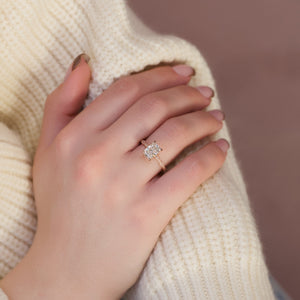 The Jasmine Set With A Radiant Lab Diamond