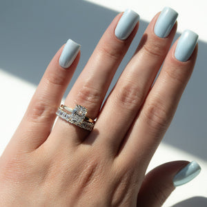 3ct Emerald U Prong Eternity