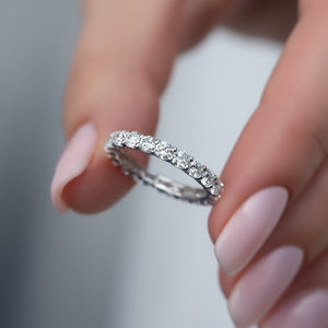 1.5ct Round Trellis Eternity