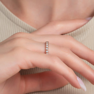 0.5ct Round Bezel Eternity