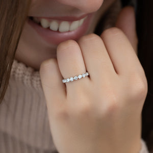 0.5ct Round Bezel Eternity