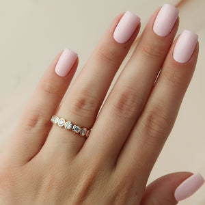0.5ct Round Bezel Eternity