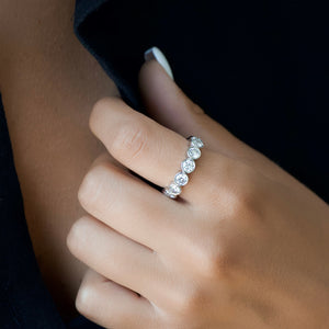 0.5ct Round Bezel Eternity