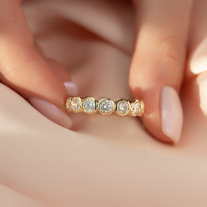 0.5ct Round Bezel Eternity