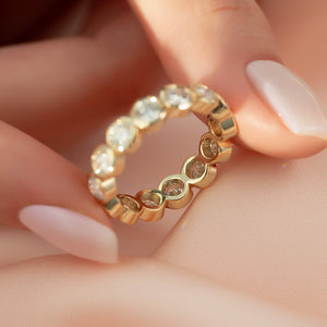 0.5ct Round Bezel Eternity