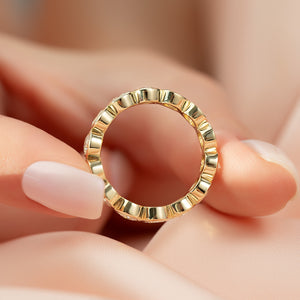 0.5ct Round Bezel Eternity