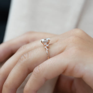The Mia Set With A 3 Carat Oval Lab Diamond