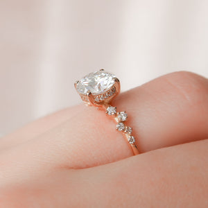 The Mia Set With A Round Lab Diamond
