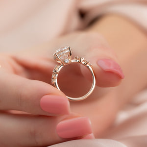 The Mia Set With A Round Lab Diamond