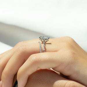 The Penelope Set With A 1 Carat Radiant Moissanite