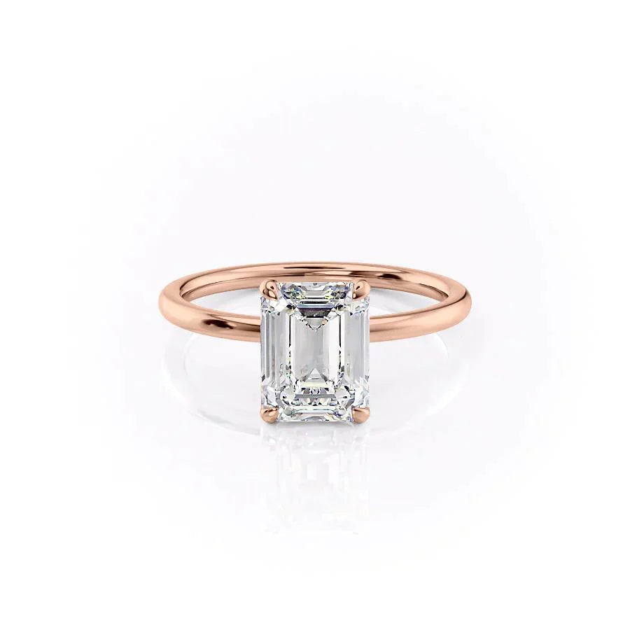 The Nelly Set With A 1.5 Carat Emerald Lab Diamond