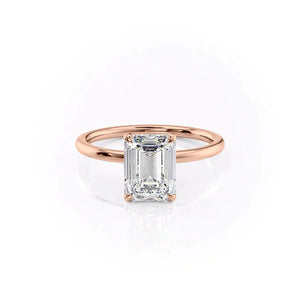 The Nelly Set With A 1 Carat Emerald Lab Diamond