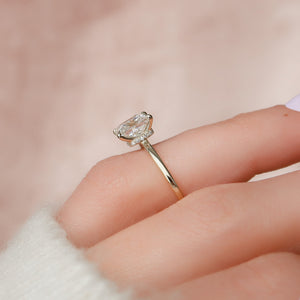 The Nelly Set With A 3 Carat Princess Lab Diamond