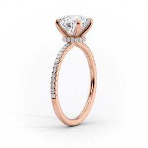 The Pave Nelly Set With A 3 Carat Marquise Lab Diamond