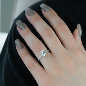 The Pave Nelly Set With A 3 Carat Round Lab Diamond